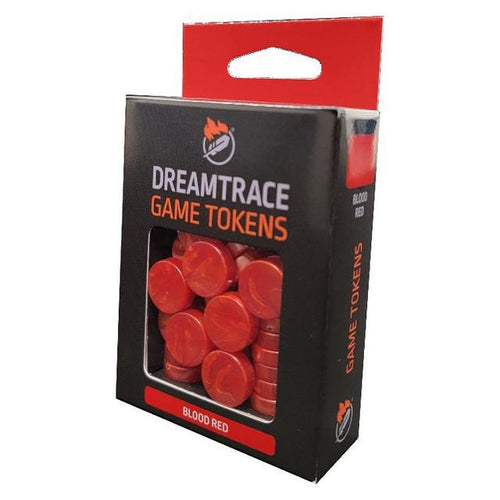 Dreamtrace Game Tokens - Blood Red 40ct