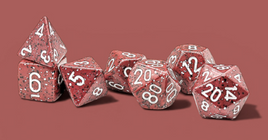 Chessex 25374 - Specked Lava Stone RPG Dice Set