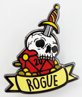 Foam Brain Games Enamel Pin - Banner Class: Rogue