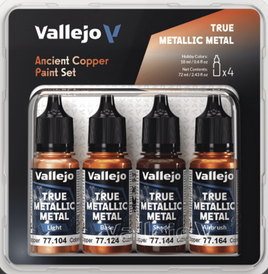 Vallejo - Paint Set - True Metallic Ancient Copper