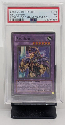 Graded Yu-Gi-Oh - Ryu Senshi #019 PSA 7 NM