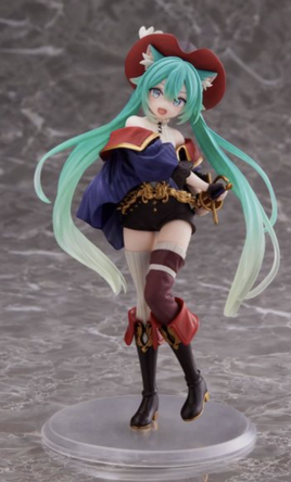 Taito - Vocaloid - Hatsune Miku Wonderland Puss in Boots Figure