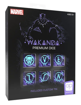 The OP - Wakanda Premium d6 Dice Set