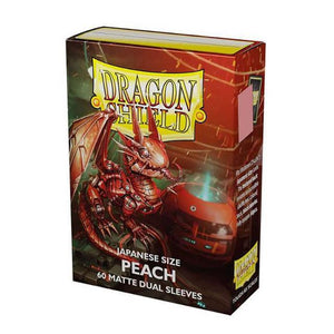 Dragon Shield - Small Sleeves - Dual Matte Peach 60ct