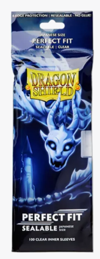 Dragon Shield - Inner Sleeves - Small Perfect Fit Sealable Top Load 100ct - Clear