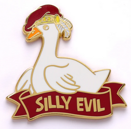 Hymgho Enamel Pin - Alternative Alignments Silly Evil Goose