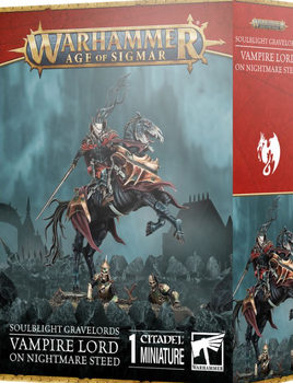 Warhammer Age of Sigmar - Soulblight Gravelords - Vampire Lord on Nightmare Steed