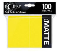 Ultra Pro - Standard Sleeves - Eclipse ProMatte 100ct - Lemon Yellow