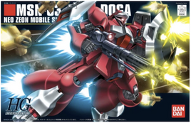 Bandai - Universal Century Char's Counterattack - MSN-03 JAGD DOGA Neo Zeon Mobile Suit 1/144 HG Kit