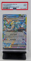 Graded Pokemon - Vaporeon ex #023 Surprise Box PSA 9 MINT