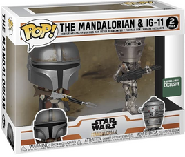 Funko Pop! - Star Wars The Mandalorian - The Mandalorian & IG-11 Bobble-Heads 2-Pack