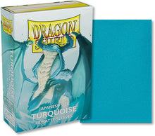 Load image into Gallery viewer, Dragon Shield - Small Sleeves - Matte Turquoise 60ct