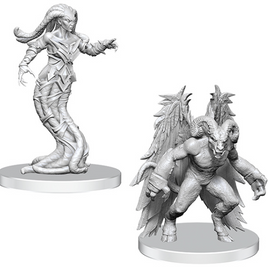WizKids 90837 - Pathfinder Battle Deep Cuts Gylou (Handmaiden Devil) & Ferrugon (Rust Devil)