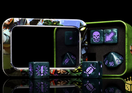 Baron of Dice - Bloody Football: Terror Spiked Football Dice Set