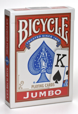 Bicycle Playing Cards: Jumbo Index (Red or Blue)