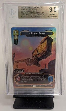 Graded Star Wars Unlimited - Hound's Tooth #1110 SERIALIZED Beckett 9.5 GEM MINT