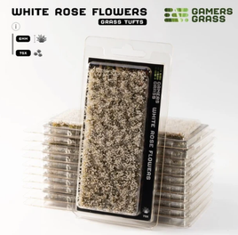 Gamers Grass - White Rose Flowers Grass Tufts Set