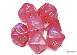 Chessex 27584 - Borealis Pink/silver Luminary Polyhedral RPG Dice Set