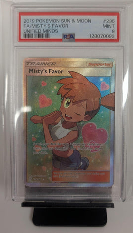 Graded Card - Pokemon - Misty's Favor #235 FA Holo PSA 9 MINT