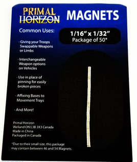 Primal Horizon - Magnets 1/16" x 1/32"  50ct
