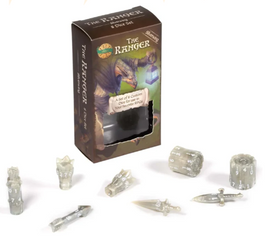PolyHero Dice - The Ranger Silverwing 8-Dice Custom RPG Dice