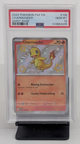 Graded Pokemon - Charmander #109 PSA 10 GEM MT