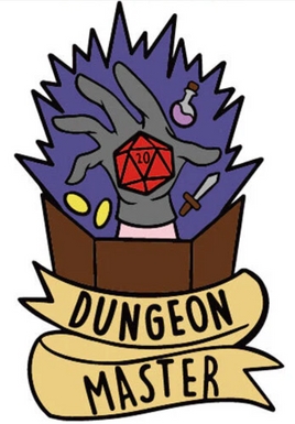 Foam Brain Games Enamel Pin - Dungeon Master (GenCon 2021)