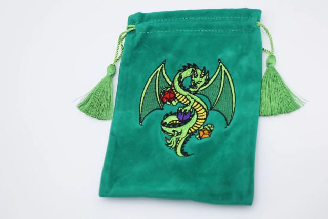 Foam Brain - Dice Bag - Green Dragon