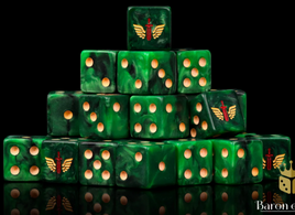 Baron of Dice - Angels of Death 16mm Square Corner d6 Set