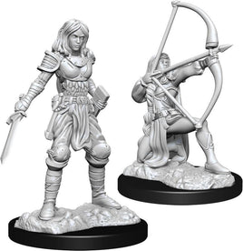 WizKids 90326 - D&D Nolzur's Marvelous Miniatures - Female Human Fighter