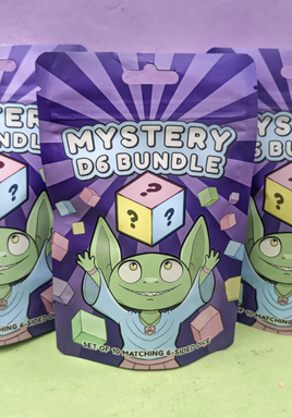 Mystery Dice Goblin - Mystery D6 Bundle (16mm Numbered OR 12mm Pipped)