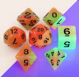 Die Hard Dice - Poison Ivy Glow-in-the-Dark RPG Dice Set