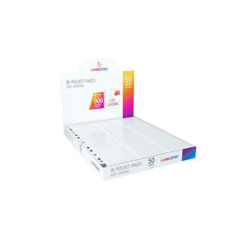 Gamegenic - 9-Pocket Side-loading Binder Pages 50ct White