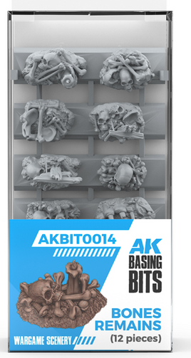 AK Interactive - Basing Bits - Bones Remains 12pc