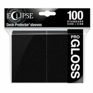 Ultra Pro - Standard Sleeves - Eclipse ProGloss 100ct - Jet Black