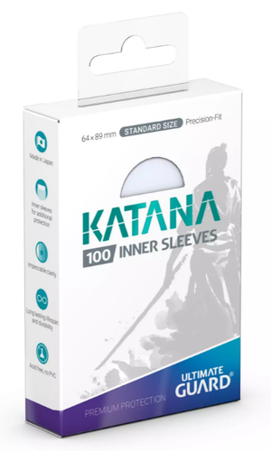 Katana - Standard Sleves - Inner Sleeves Clear 100ct