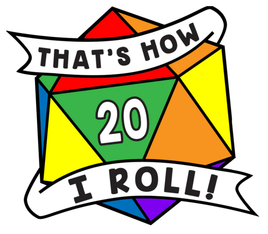 Foam Brain Games Enamel Pin - That's How I Roll Pride Pin: Rainbow