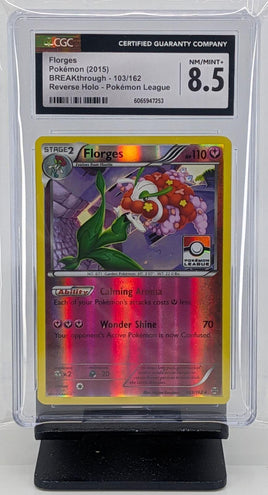 Graded Pokemon - Florges Rev Holo #103 CGC 8.5 NM/MINT+