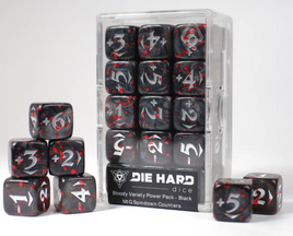 Die Hard Dice - MTG Spindown Counters Bloody Variety Pack - Black