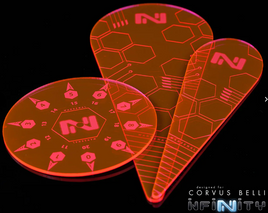 Infinity - Template Pack Fluorescent Red Solid