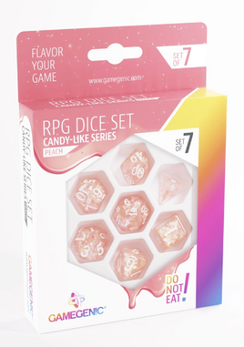 Gamegenic - Candy-Like Series: Peach RPG Dice Set