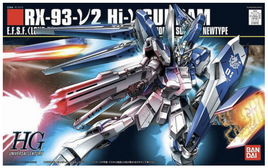Bandai - Universal Century - RX-93-V2 Hi-V Gundam HG 1/144 Scale Model Kit