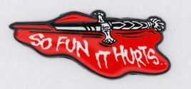 Foam Brain Games Enamel Pin - Dungeon Crawler Carl: So Fun it Hurts
