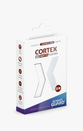 Ultimate Guard Cortex - Matte White Sleeves 60 Count