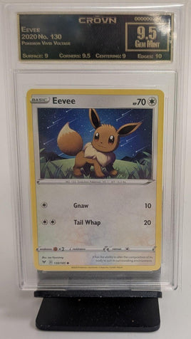 Graded Pokemon - Eevee #130 Crown 9.5 Gem Mint