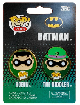 Funko Pop! Pins - Robin and The Riddler Pin Set