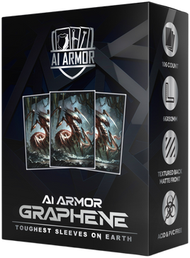 AI Armor - Standard Art Sleeves - Graphene Matte Sliver 100ct