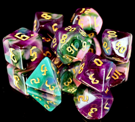 Die Hard Dice - Night Elves RPG Dice Set