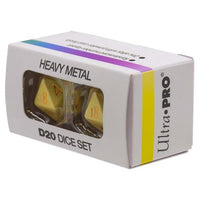 Ultra Pro - Dice - Vivid Heavy Metal 2d20 - Yellow