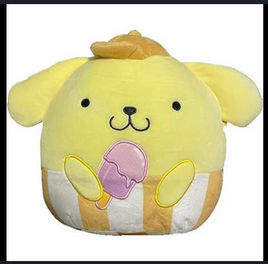 Squishmallow - Hello Kitty & Friends Pompompurin with Popsicle 8-Inch Plush